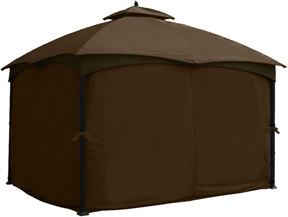 10' x 12' Gazebo Privacy Curtain Set (Beige) J337