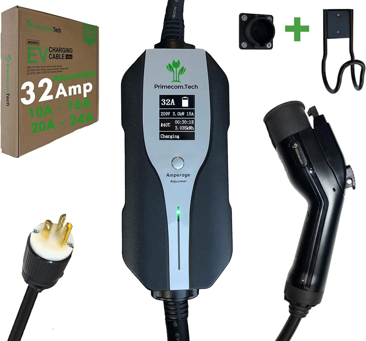 Level 2 Electric Vehicle Charger with 40Ft Cable D759801