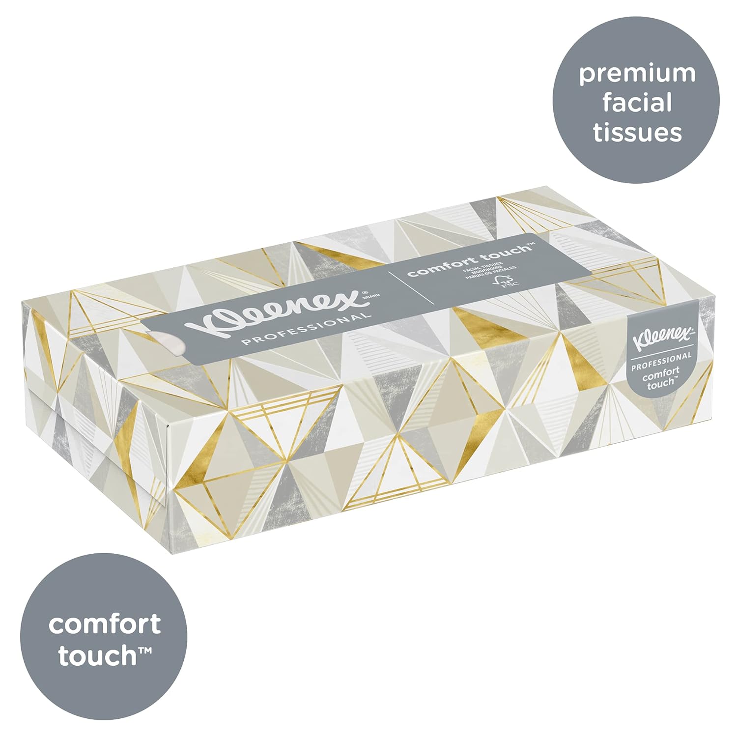 Facial Tissue Flat Tissue Boxes, 48 Boxes / Case, 125 Tissues / Box I13381