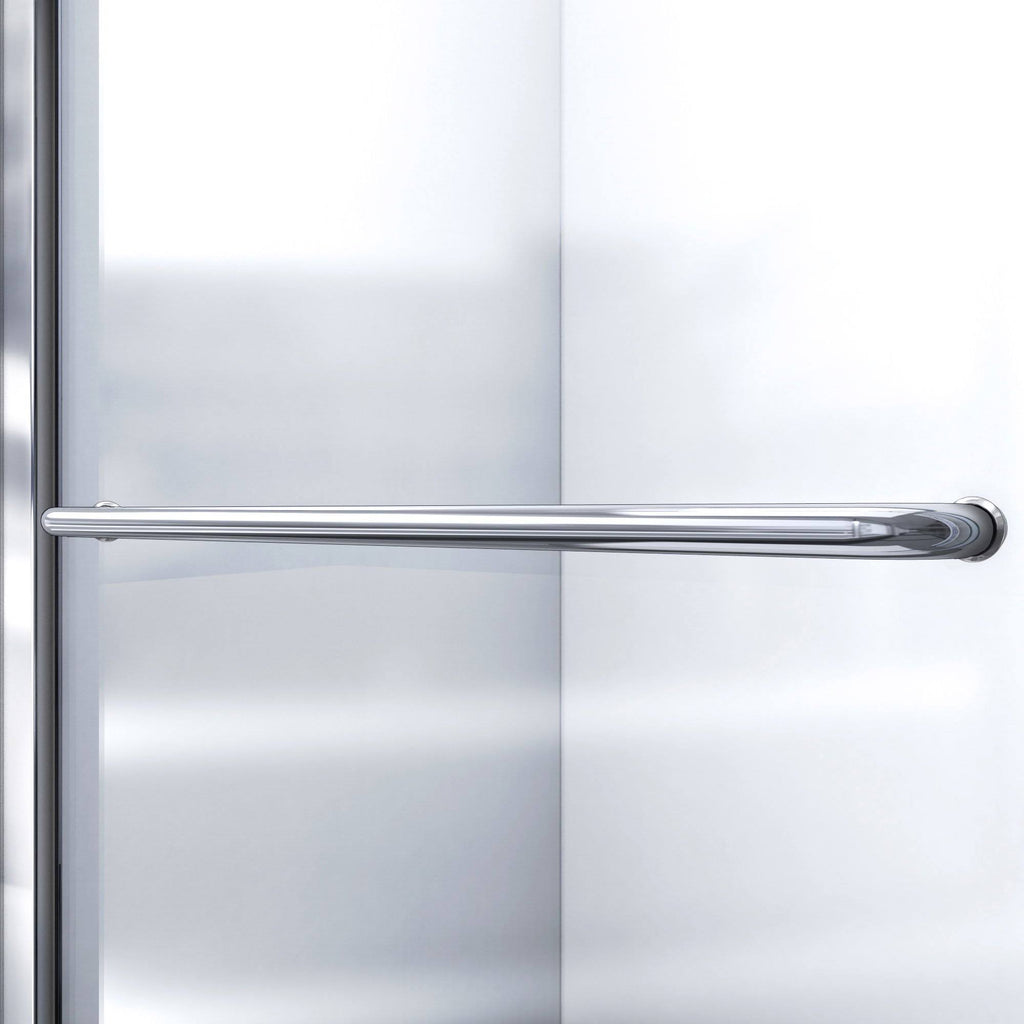 Clear Sliding Shower Door in Oil Rubbed Bronze E8186