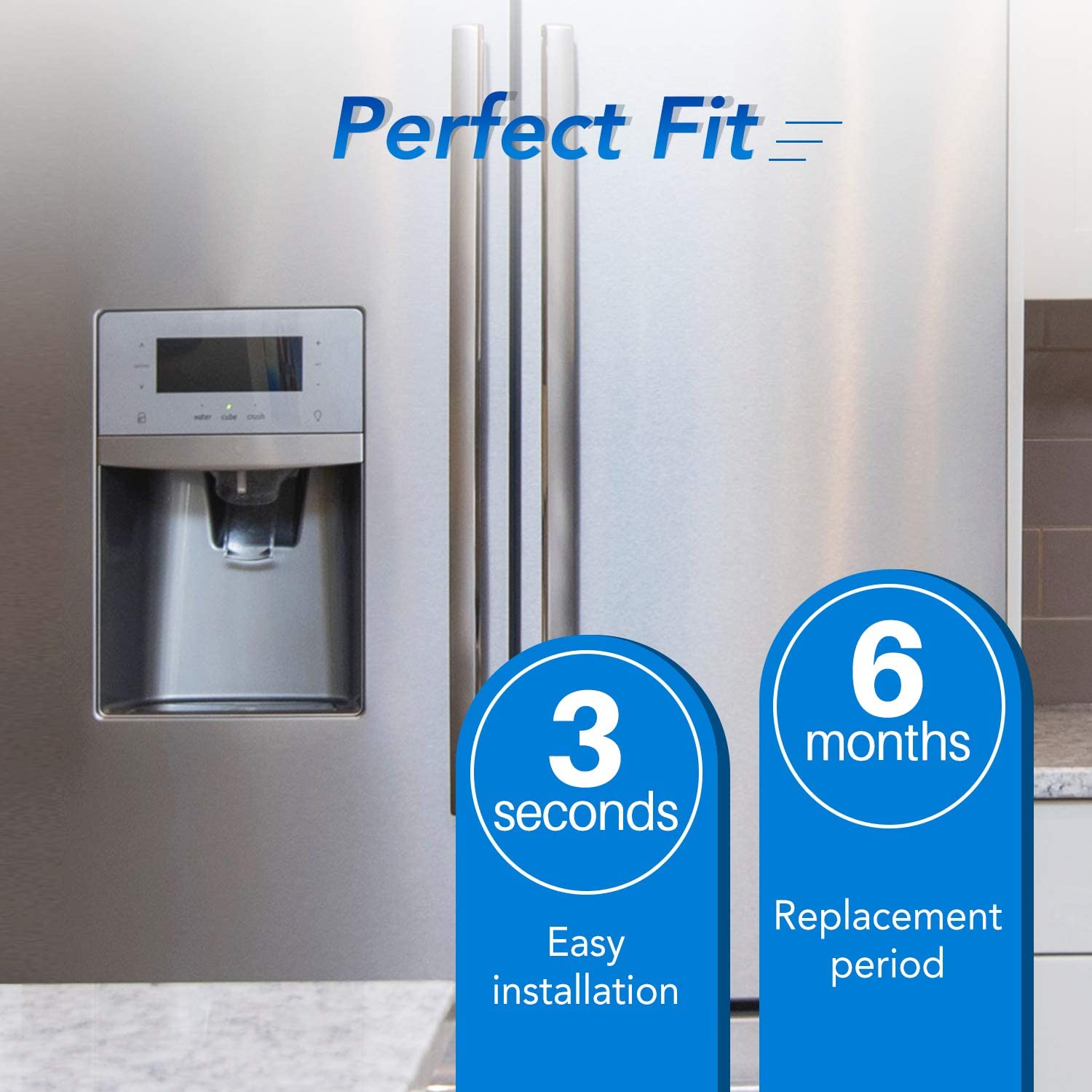 Refrigerator Water Filter 4 Pack V28762