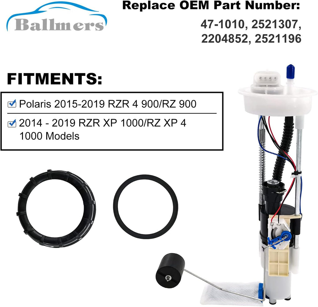 Electric Fuel Pump Assembly Pack of 2 V66248