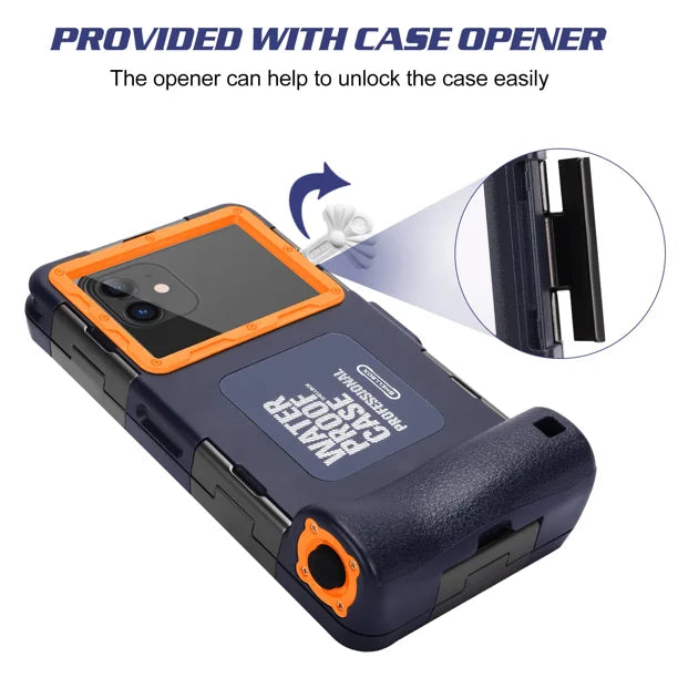 Waterproof Protective Case for Phones Up to 6.9 Inch P115