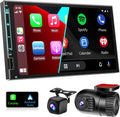 7 Inch Car Stereo with Dash Cam and AHD Backup Camera J564092