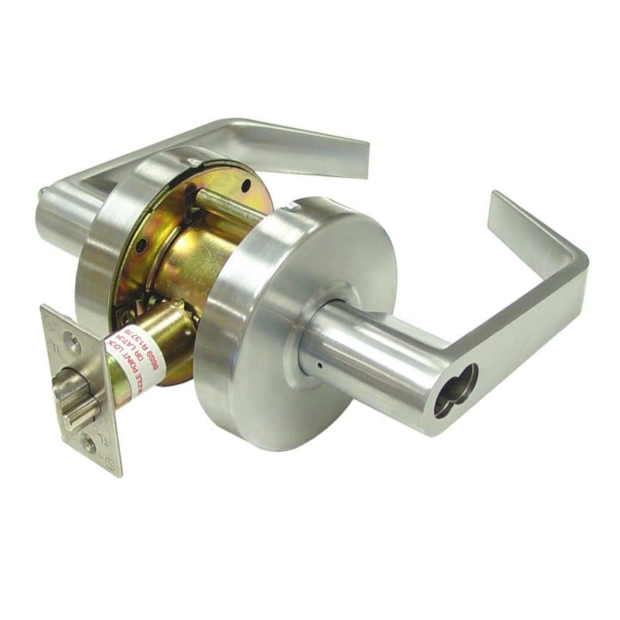 Brushed Chrome Commercial Entry Lock E17482