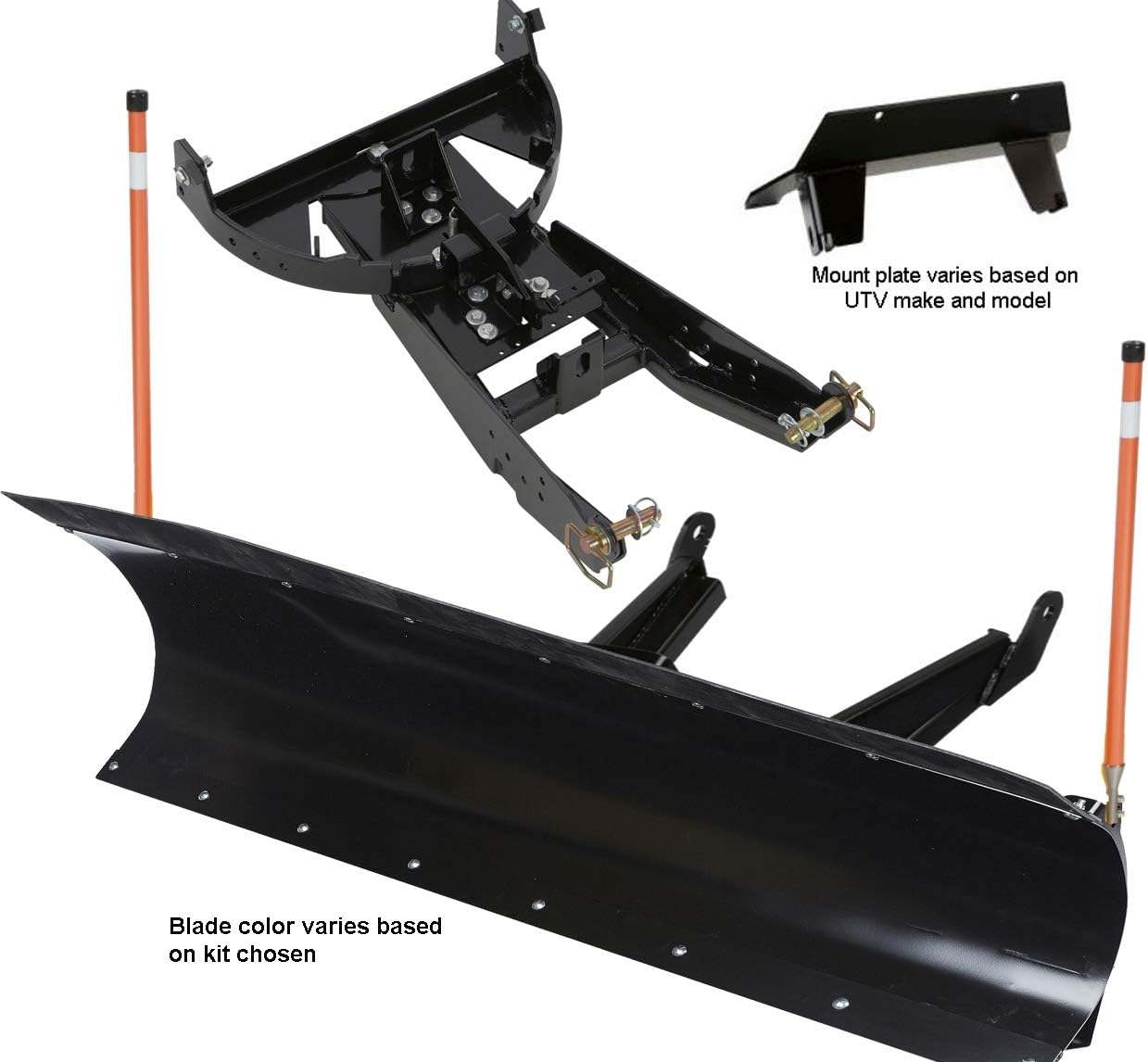 72" Pro UTV Snow Plow RED Y30381