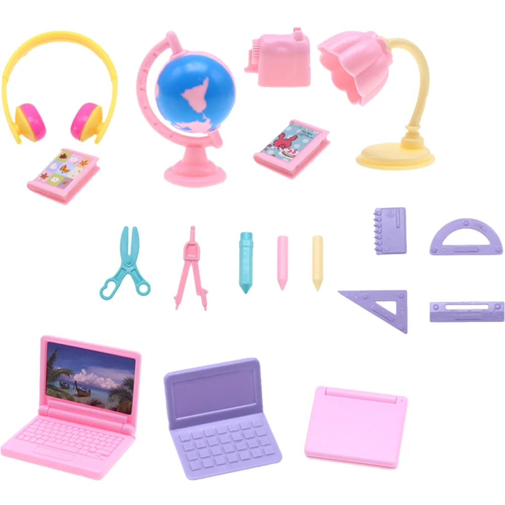 Miniature Doll School Supplies Set A824598