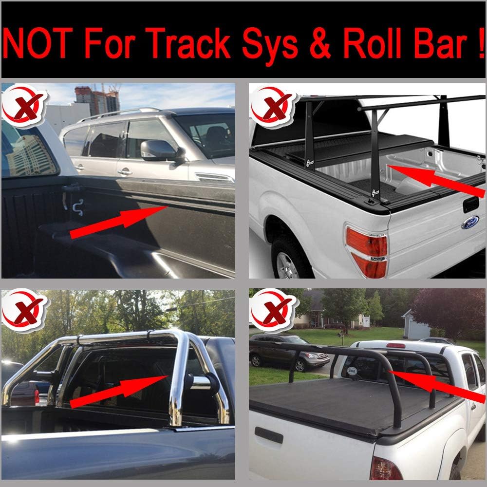 Soft Roll Up Tonneau Cover for 6ft Bed H6967