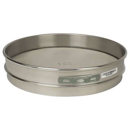 170 Mesh S/s Sieve, 12 in, Half HT Q8259