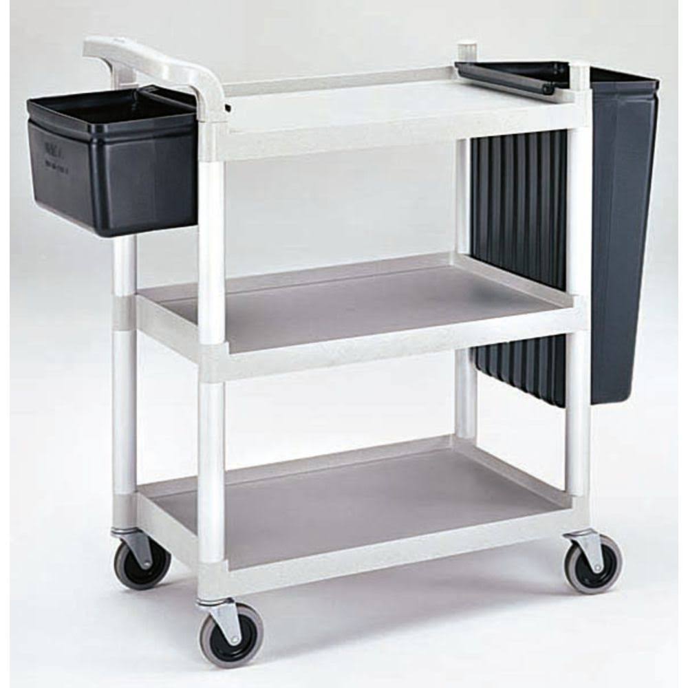 Black Single Shelf Panel Set for KD Utility Cart L516