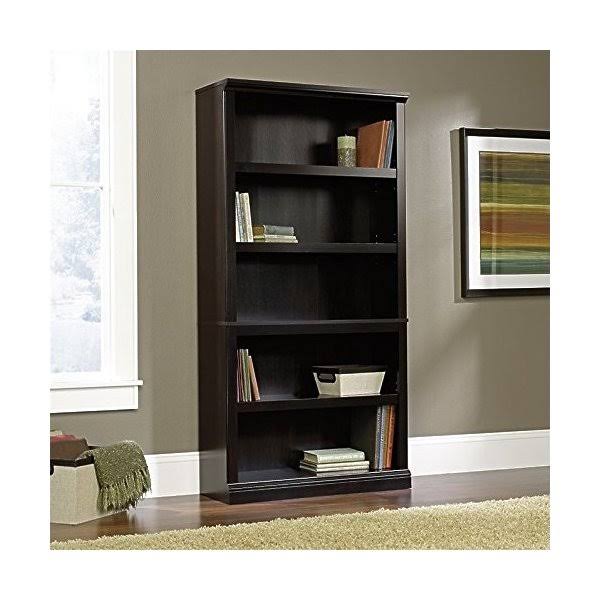 5-Shelf Bookcase, Estate Black X721