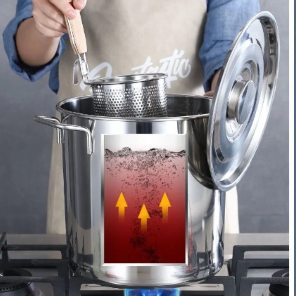 10L Stockpot with Lid Cookware V713309