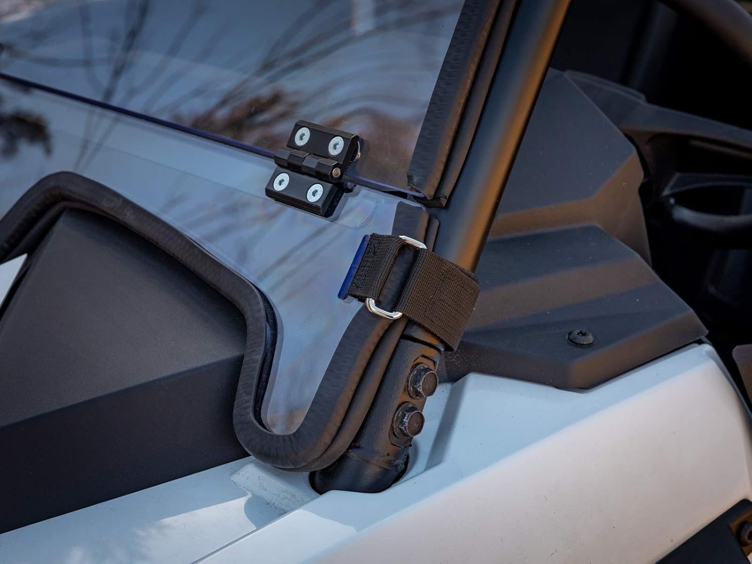 1/4 Thick Polycarbonate Flip Windshield L877