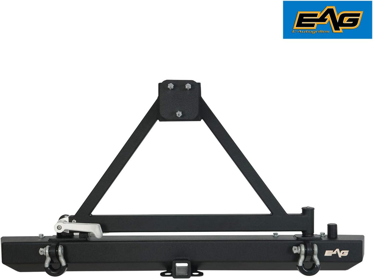 Rear Bumper with Tire Carrier and Hitch Receiver for Wrangler R93767
