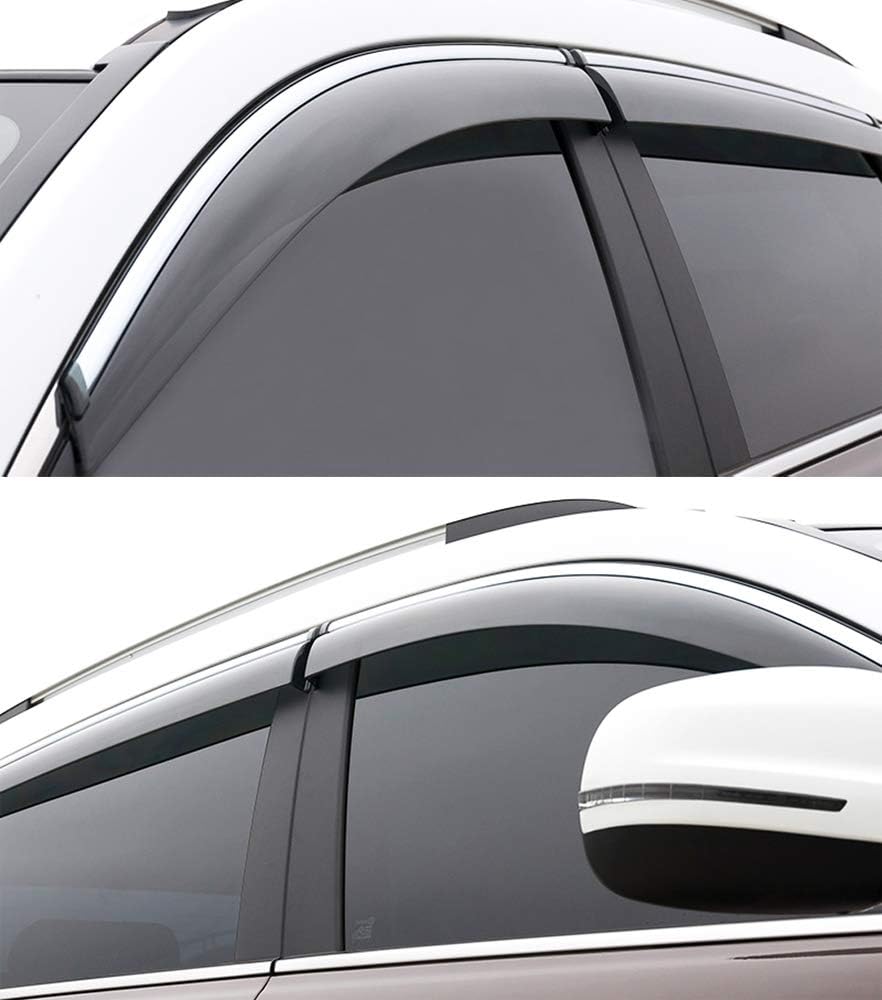 Car Window Visor Vent Shade Deflector Sun/Rain Guards V849