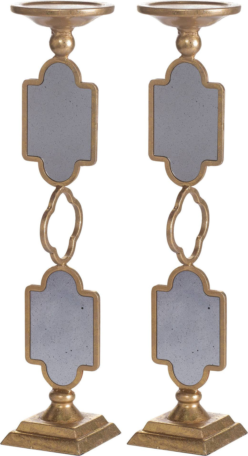 Gold Grand Candle Holder (Set of 2) S16991