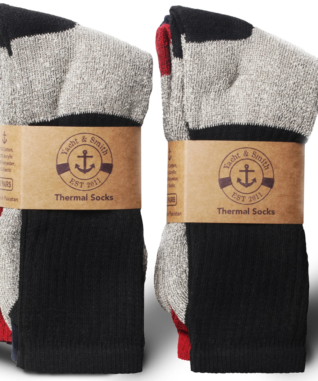 180 Pairs Thick Warm Winter Boot Socks, Size 10-13 M5543