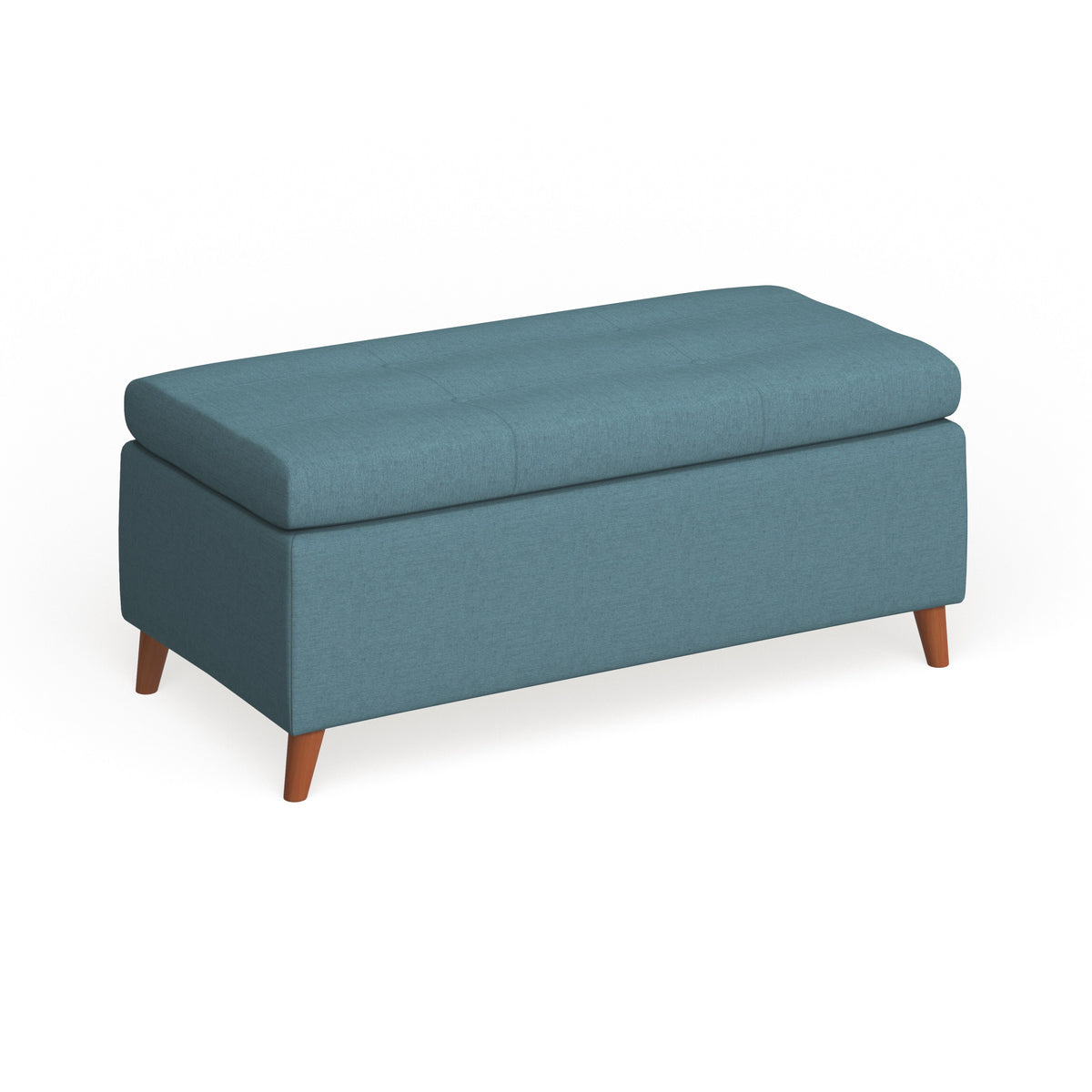 Light Grey Storage Ottoman Bench S8033