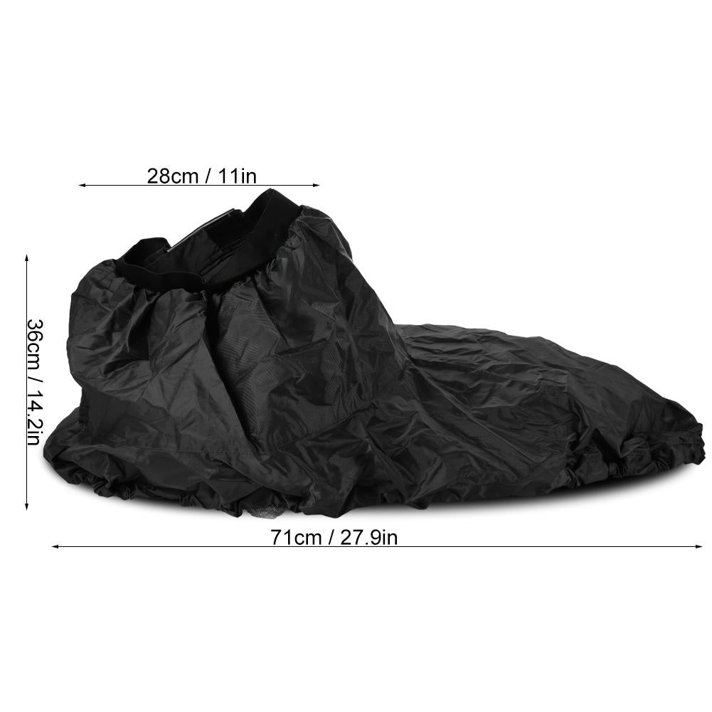 Adjustable Nylon Kayak Spray Skirt (Black) W731727