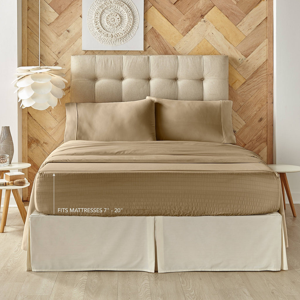 500 Thread Count 4 Piece Bed Sheet Set - Sage - California King G321