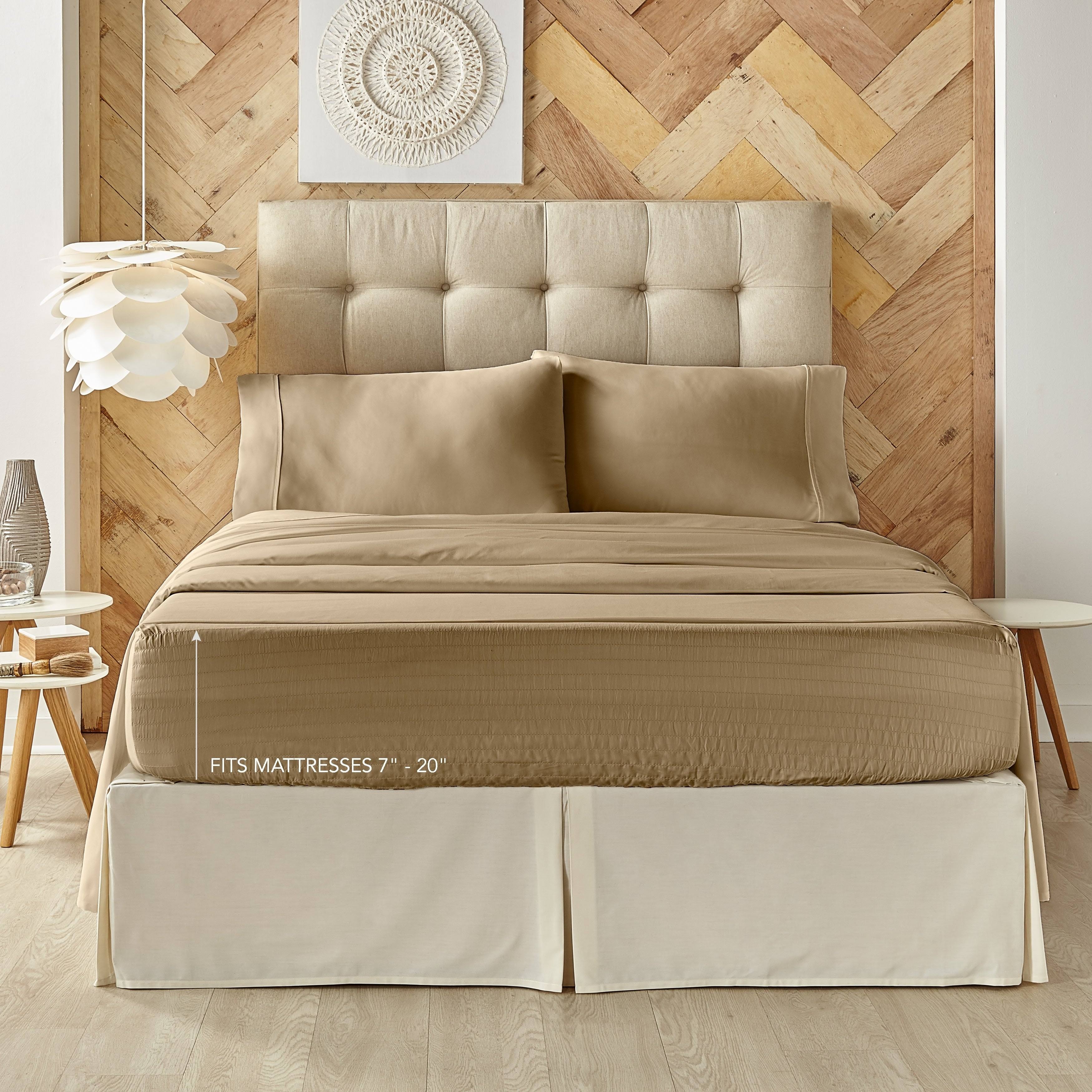 500 Thread Count 4 Piece Bed Sheet Set - Sage - California King G321