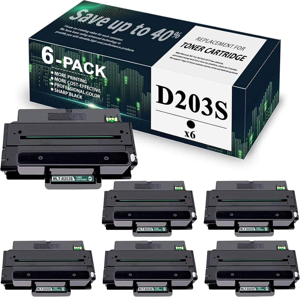 6 Pack Black Toner Cartridge W348