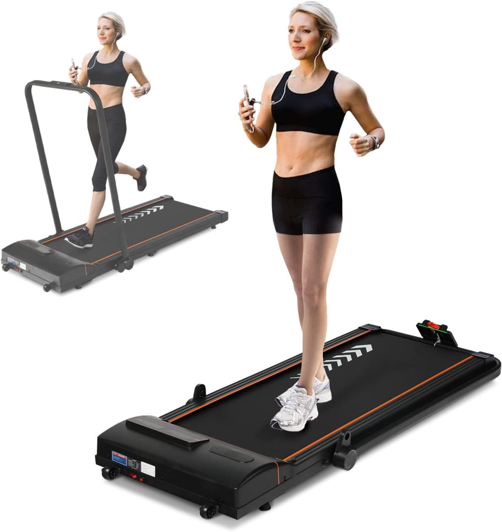 2 in 1 Under Desk Folding Electric Treadmill with LED Display G9151