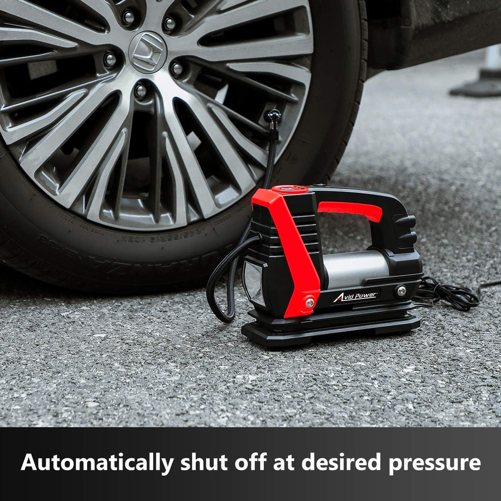12V DC Portable Tire Inflator with Digital Pressure Gauge N364