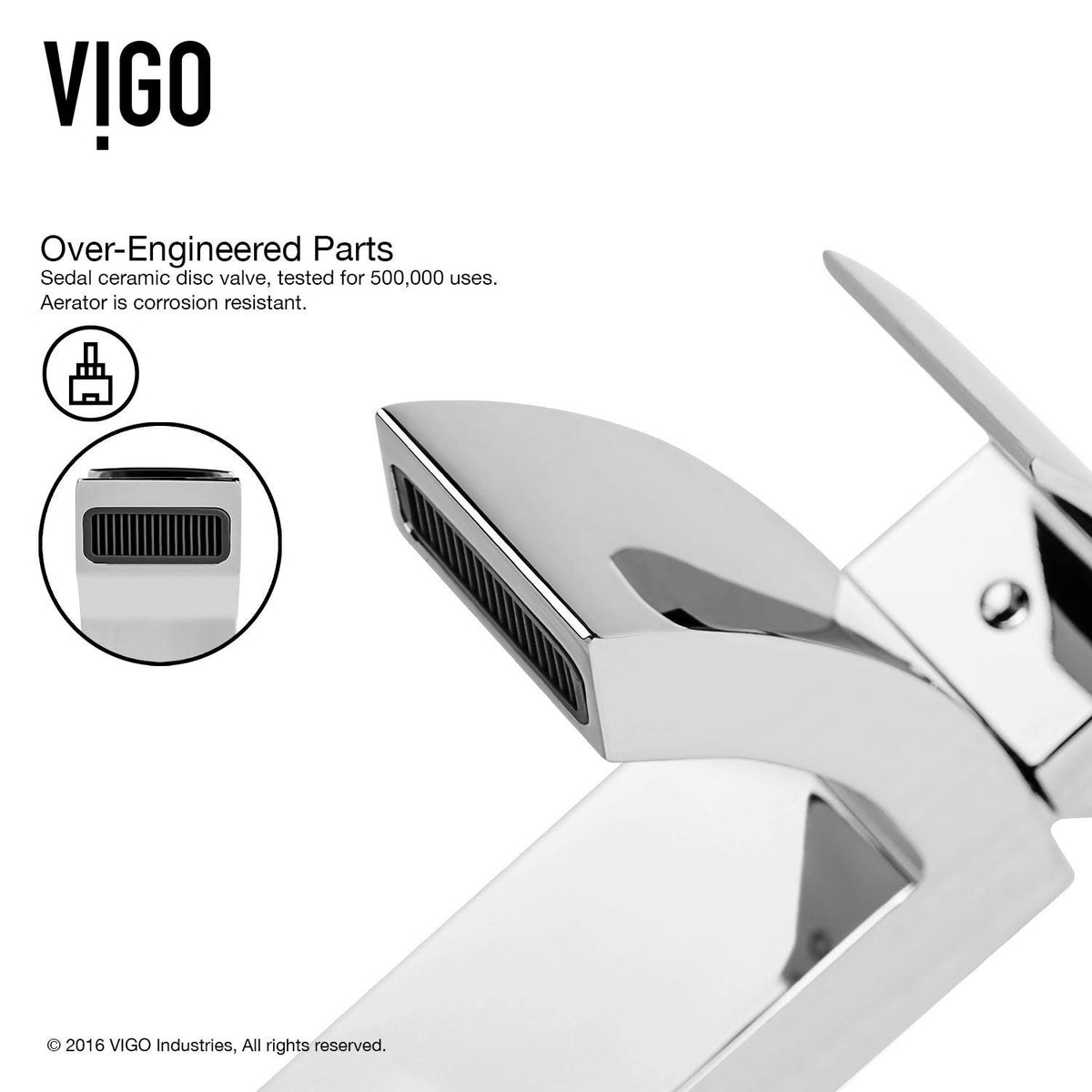 Graphite Black Single Hole Bathroom Faucet B865