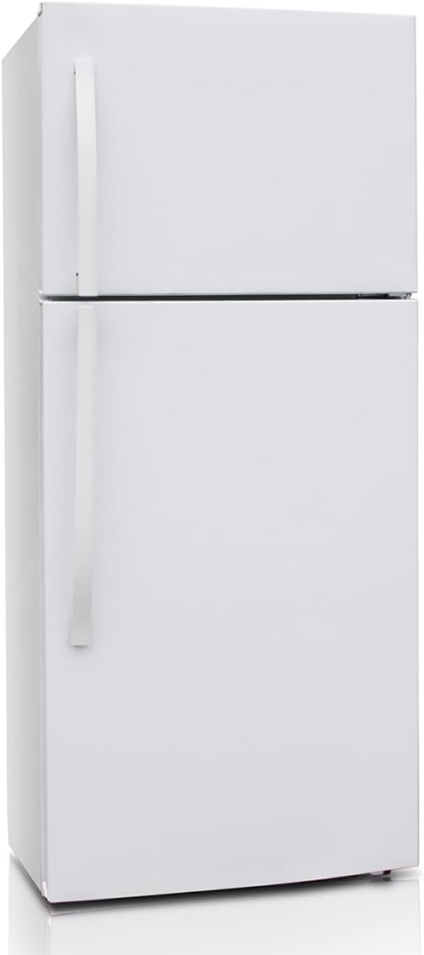 White 21 Cu. Ft Top Freezer Refrigerator A2055