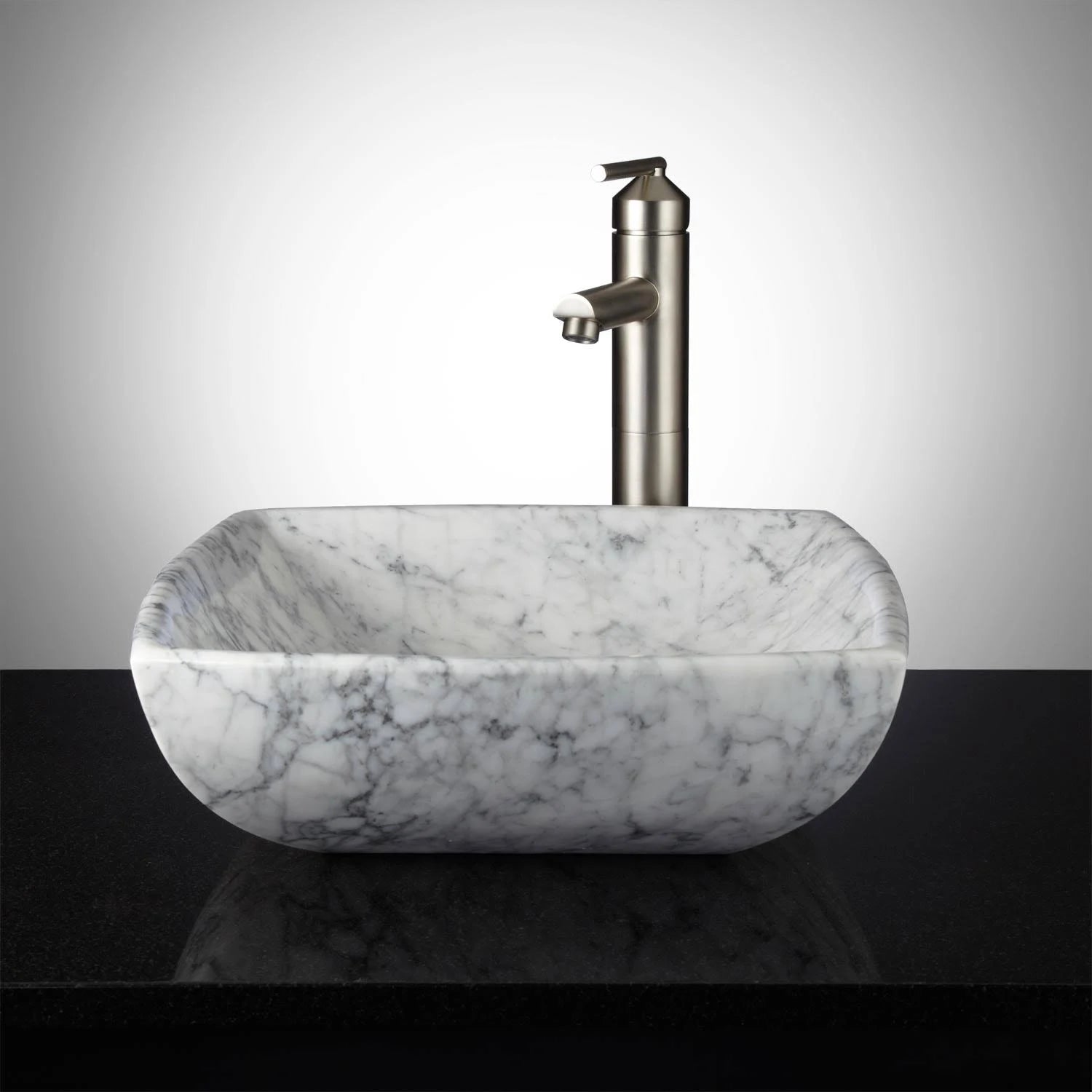 Carrara Marble Vessel Sink Y831