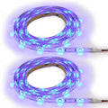 White Blue 12 FT LED Light Strip Kit O2659
