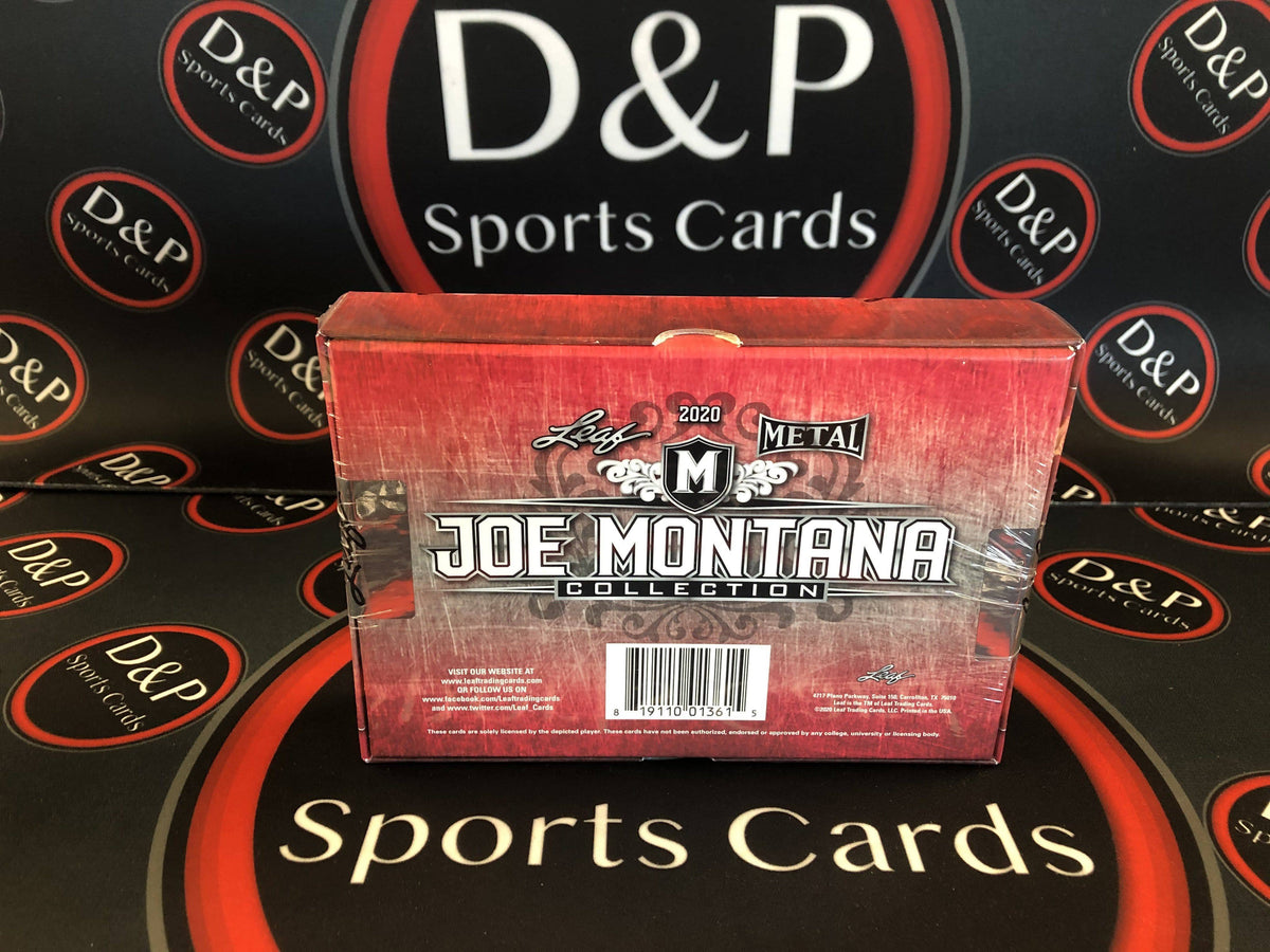 2020 Leaf Metal Joe Montana Collection Football Hobby Box Q189209