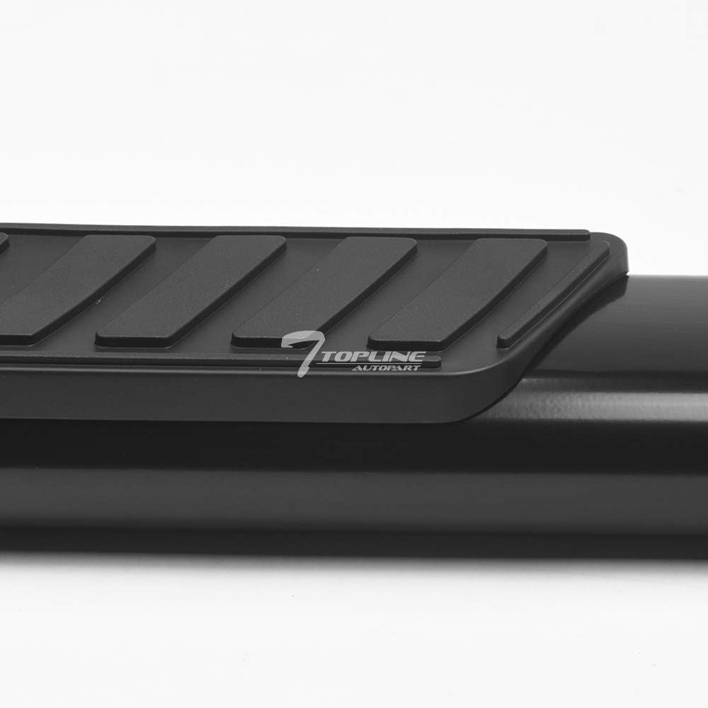 Oval Bent End Black Side Step Nerf Bars Running Boards M623