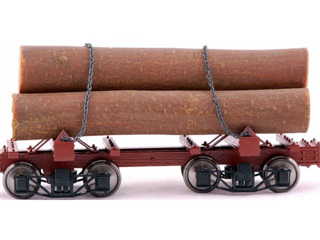 On30 Skeleton Log Car W197786