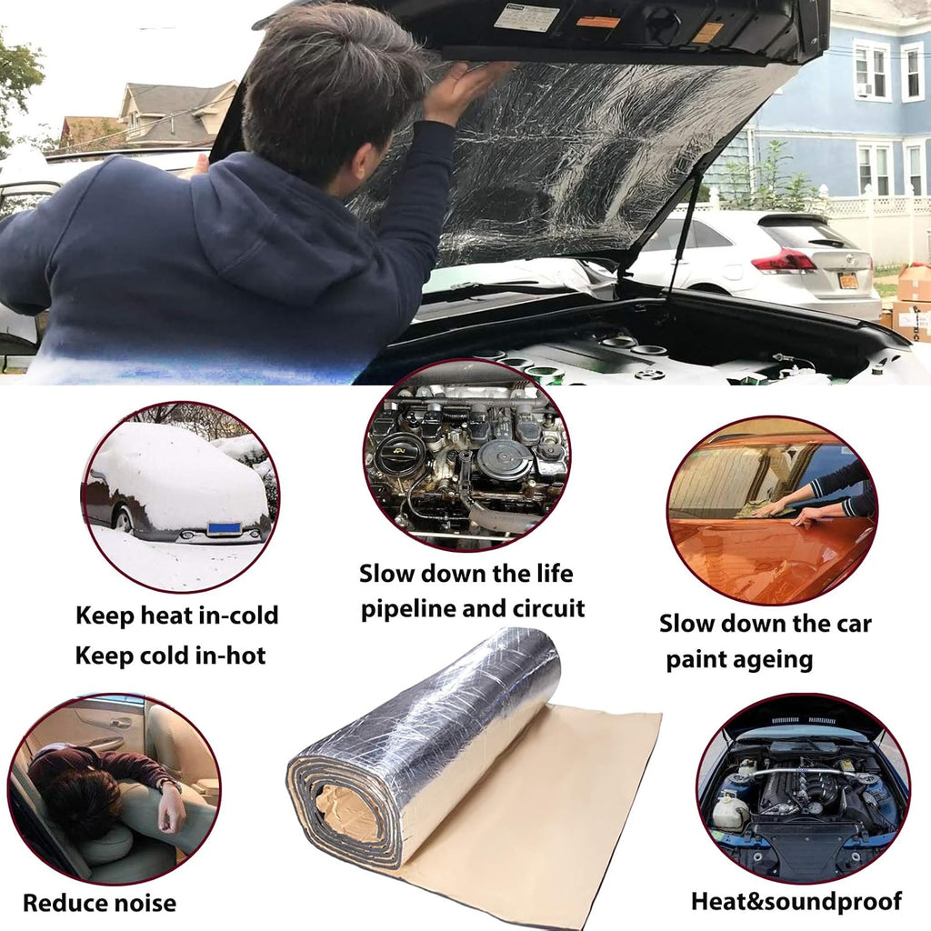 118"x 40" Thermal Sound Deadener Mat 1/4" Pack of 2 K883