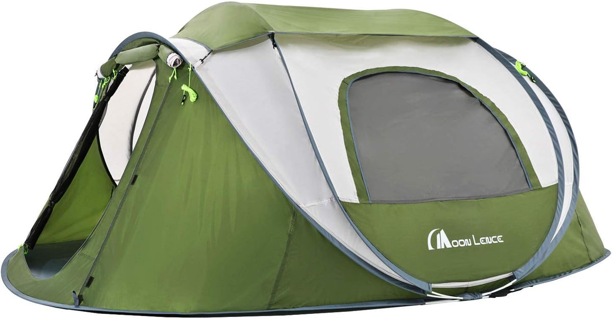 4 Person Pop up Tent Waterproof Tent with Ventilated Mesh Windows Z2172
