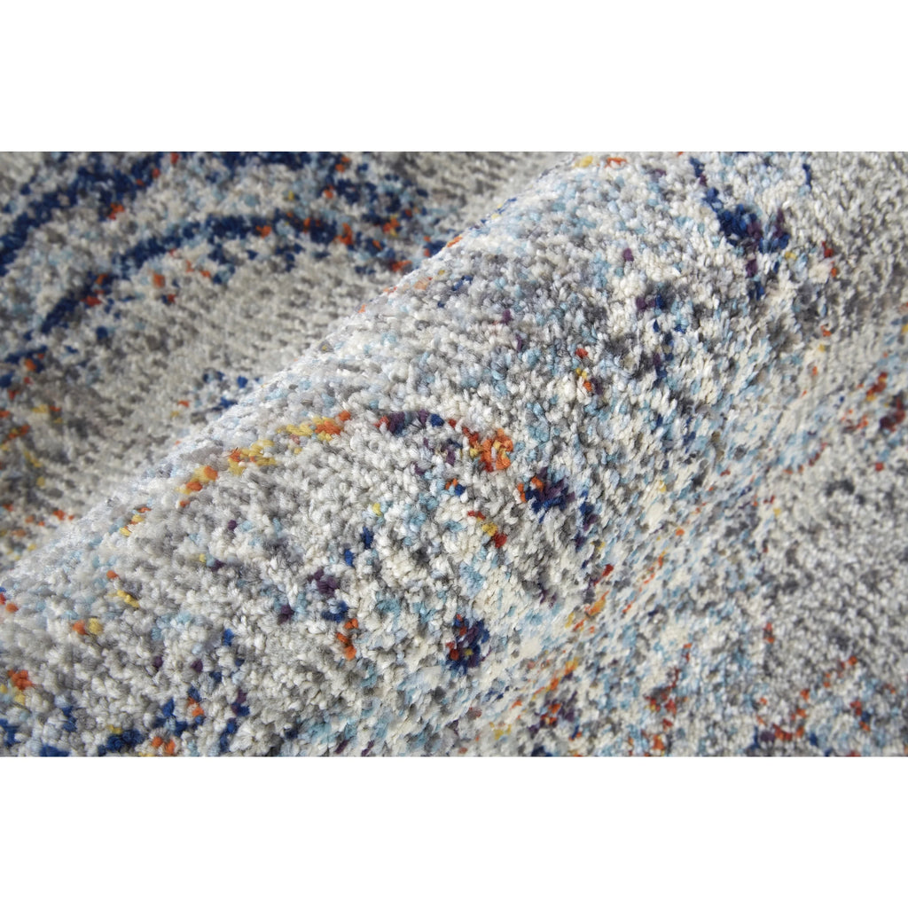 Ivory/Taupe/Blue Area Rug B3947