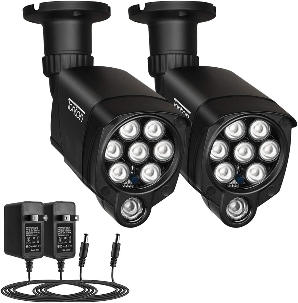 2Pack LED IR Illuminator Wide Angle 8-LEDs 90 Degree 100Ft IR Infrared Flood Light E6616
