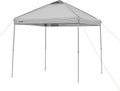 Gray 8 ft x 8 ft Straight Leg Canopy Tent with Carry Bag Q3259