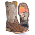 Tan Handcrafted Boots Y8425