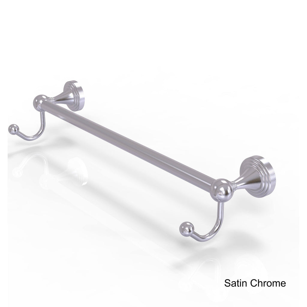 Venetian Bronze 24x22 Towel Bar with Integrated Hooks P8436