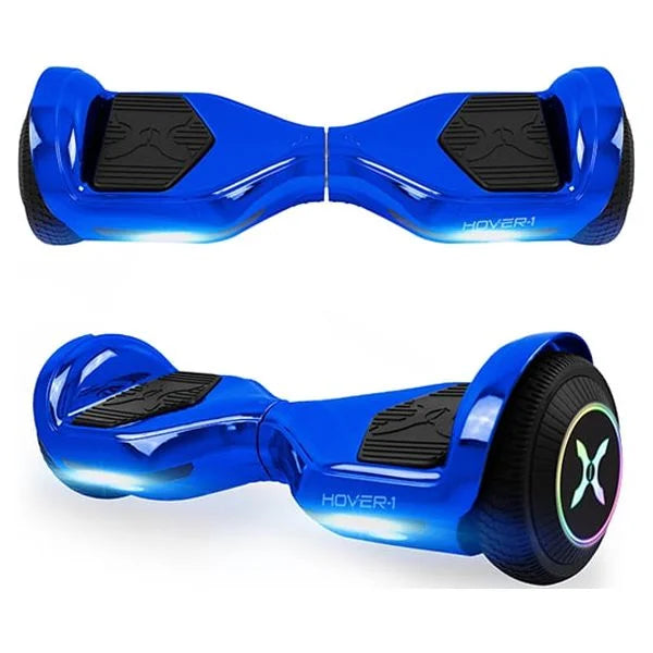 6.5 in LED Wheel Hoverboard, 220 lb Max Weight, Blue J3798