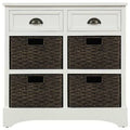 White 6 Drawer Accent Chest R5751