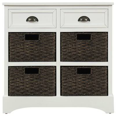 White 6 Drawer Accent Chest R5751