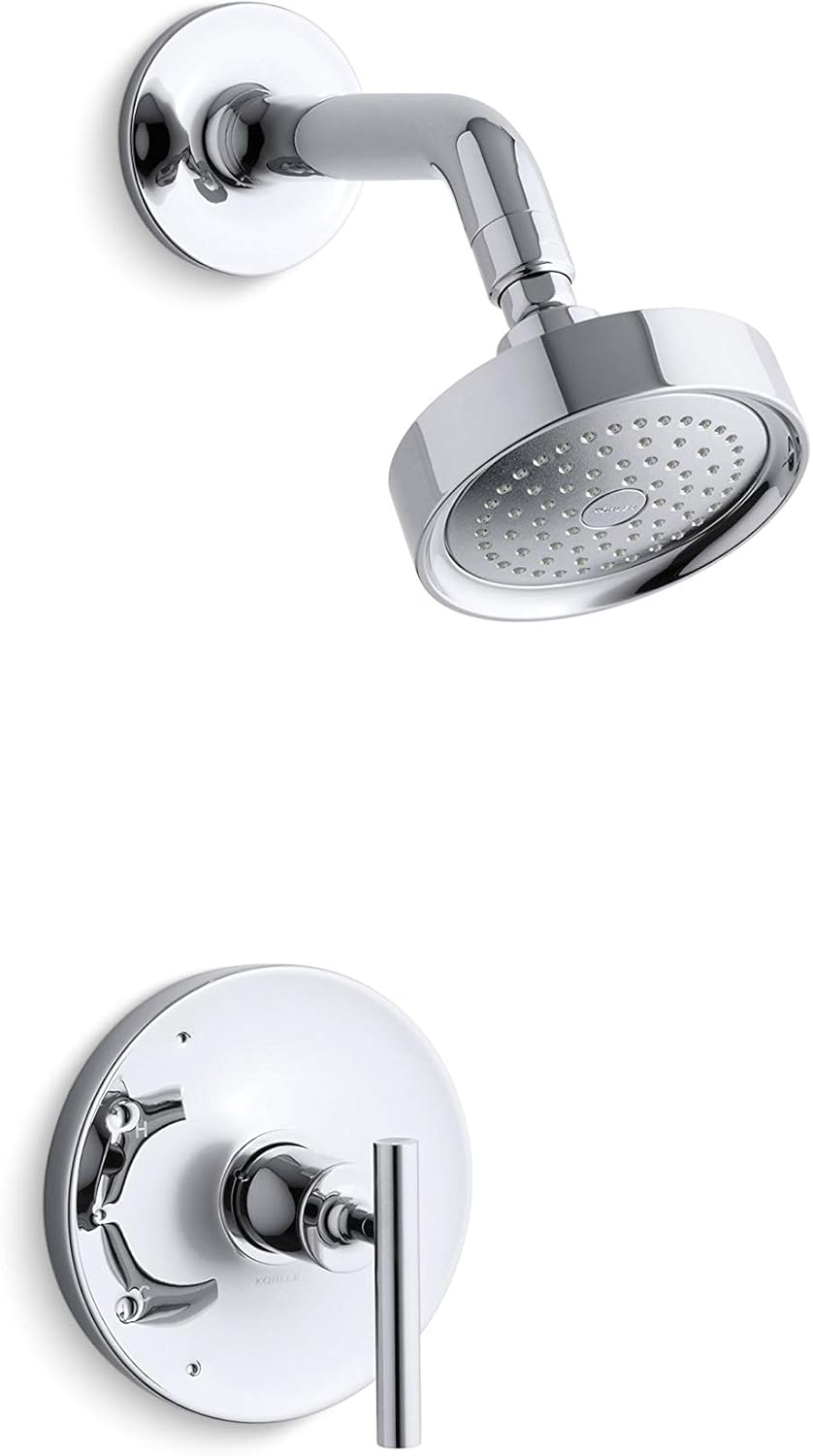 Polished Chrome Shower Trim with Lever Handle and 2.5 gpm Showerhead Z484