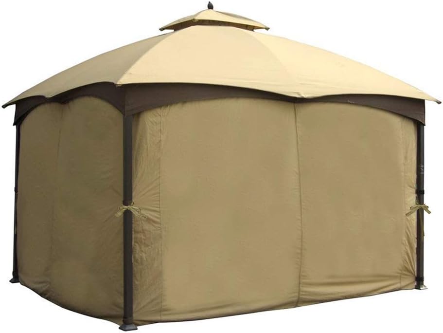 10' x 12' Gazebo Privacy Curtain Set (Beige) J337