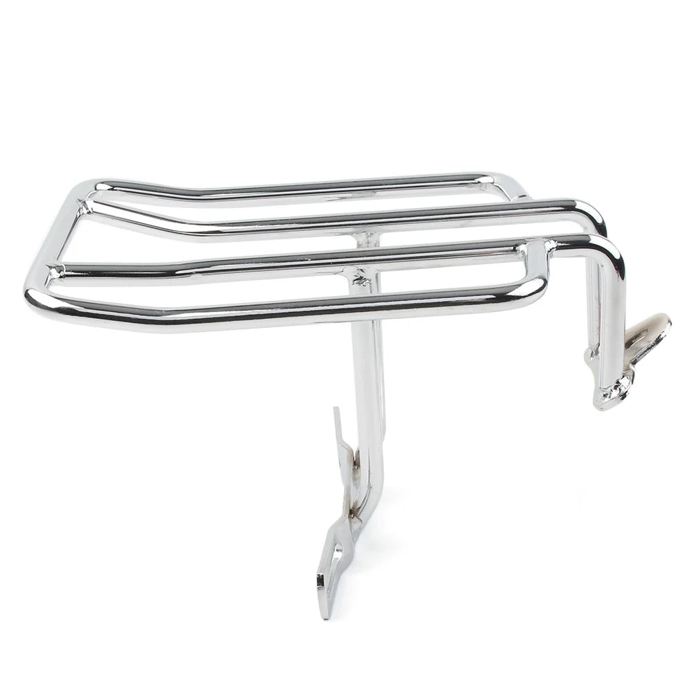 Scooter Rear Solo Seat Storage Luggage Racks Carrier Silver M47481
