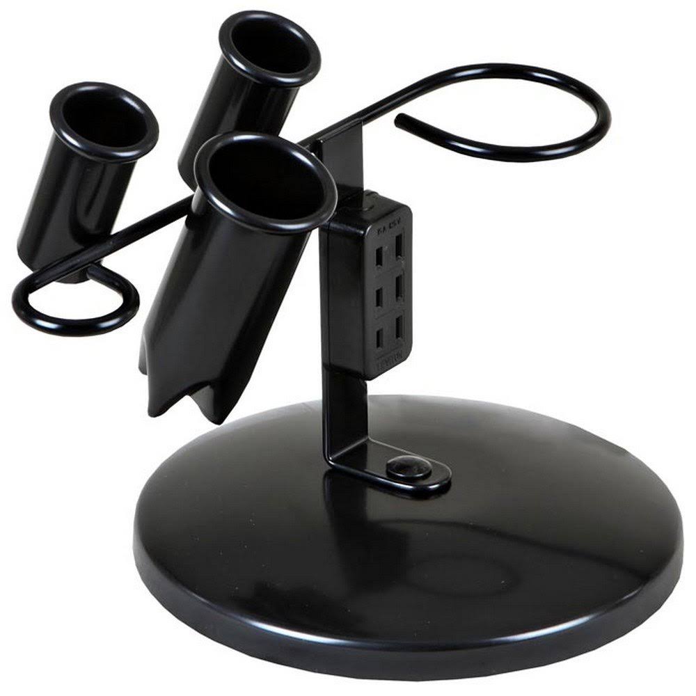 Black Desktop Outlet Holder Y2221