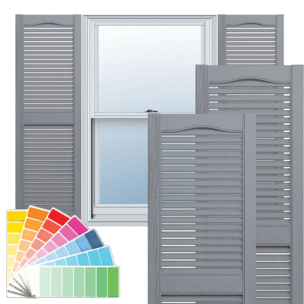 Lifetime Vinyl Open Louver Shutters O3186